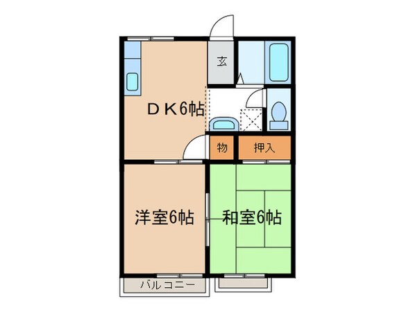 テイク２の物件間取画像